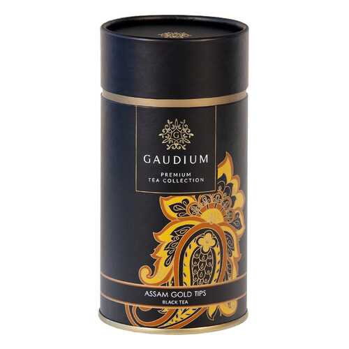 Чай чёрный индийский GAUDIUM Ассам Голд Типс 100г в Дикси