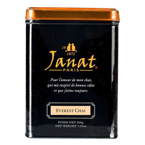 Чай черный Janat Paris с Эвереста 200 г в Дикси