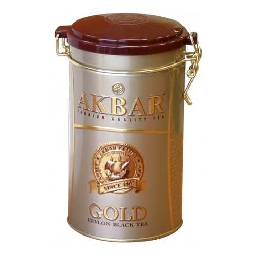 Чай черный листовой Akbar gold 225 г в Дикси