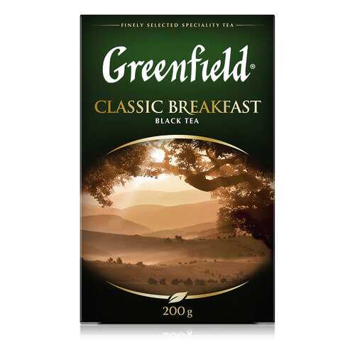 Чай черный листовой Greenfield Classic Breakfast 200 г в Дикси