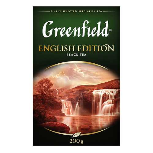 Чай черный листовой Greenfield English Edition 200 г в Дикси