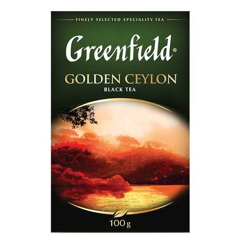 Чай черный листовой Greenfield Golden Ceylon 100 г в Дикси