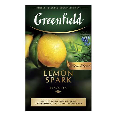 Чай черный листовой Greenfield Lemon Spark 100 г в Дикси