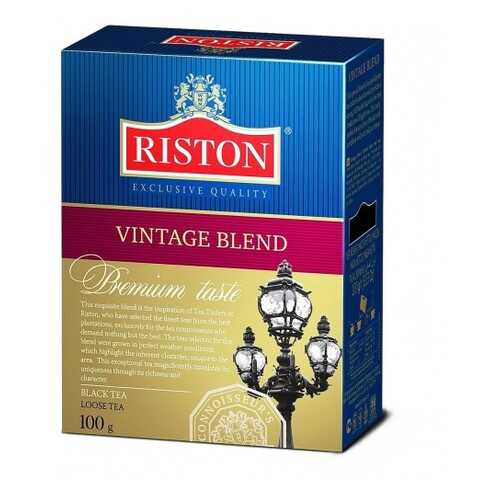 Чай черный листовой Riston винтэйдж бленд 100 г в Дикси