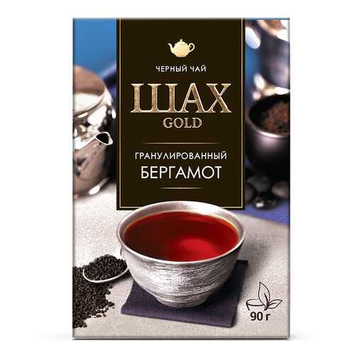 Чай черный листовой Шах Gold Бергамот 90 г в Дикси
