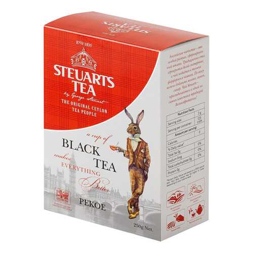 Чай черный листовой Steuarts black tea pekoe 250 г в Дикси
