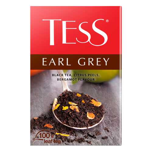 Чай черный листовой Tess Earl Gray 100 г в Дикси