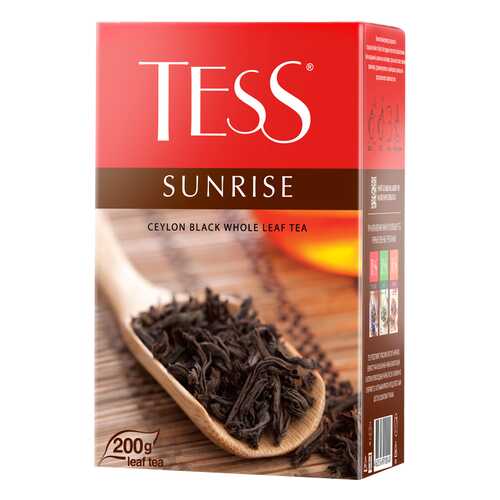 Чай черный листовой Tess Sunrise 200 г в Дикси