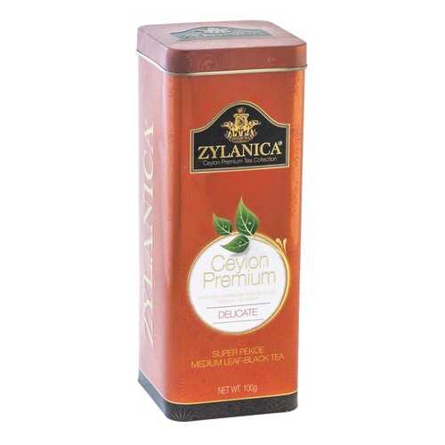 Чай черный листовой Zylanica batik design delicate super pekoe 100 г в Дикси