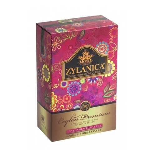 Чай черный листовой Zylanica ceylon premium collection английский завтрак FBOP 100 г в Дикси