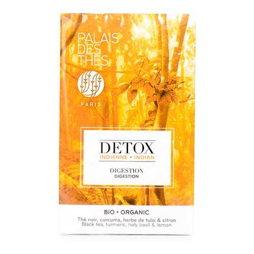Чай черный Palais des Thes DETOX Индия 20х2г в муслиновых пакетах Франция в Дикси