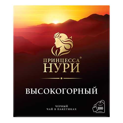 Чай черный Принцесса Нури Высокогорный 100 пакетиков в Дикси
