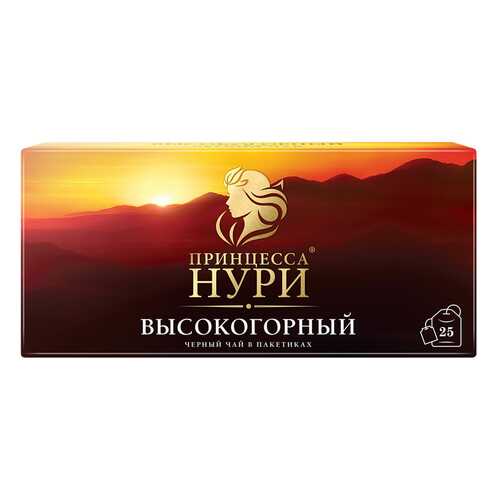 Чай черный Принцесса Нури Высокогорный 25 пакетиков в Дикси