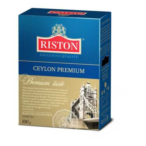 Чай черный Riston ceylon premium 100 г в Дикси