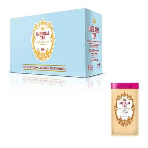 Чай черный с розой Imperial tea collection 500 пакетиков в Дикси