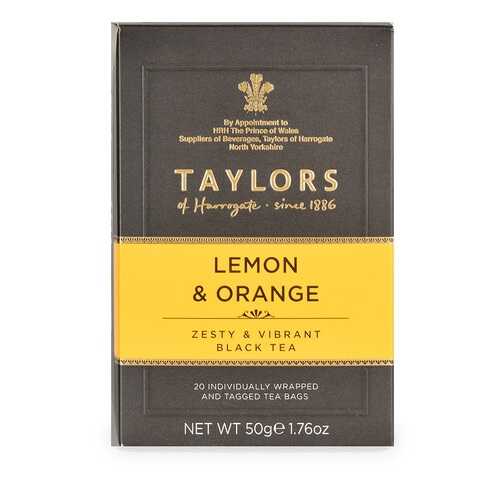 Чай черный Taylors of Harrogate с ароматом лимона и апельсина 20*2.5г Великобритания в Дикси