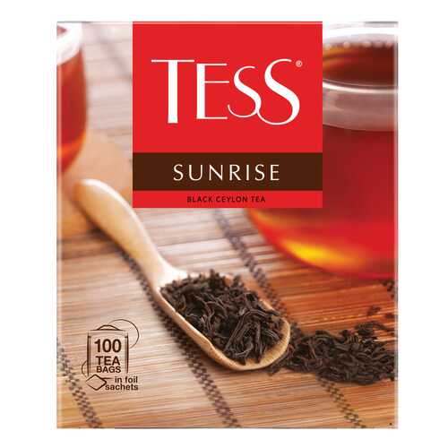 Чай черный Tess Sunrise 100 пакетиков в Дикси