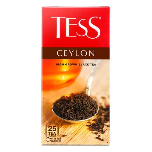 Чай черный Tess Sunrise 25 пакетиков в Дикси