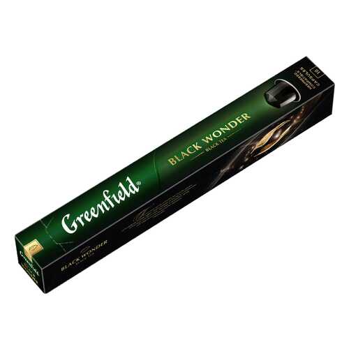 Чай черный в капсулах Greenfield Black Wonder 10 капсул в Дикси