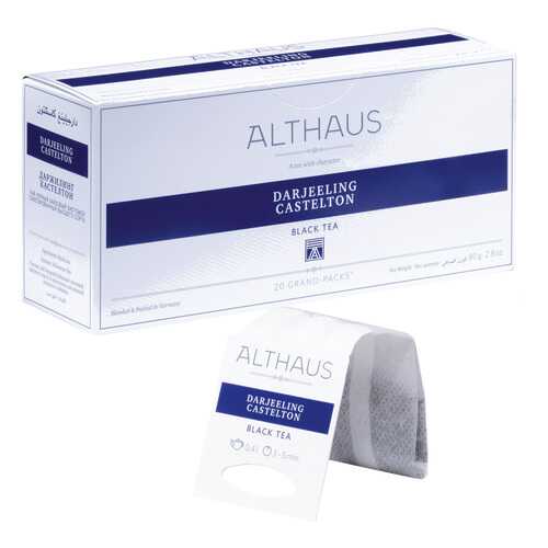 Чай черный в пакетах для чайника Althaus Darjeeling Castelton 20*4 г в Дикси