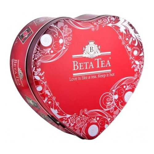 Чай черный в пакетиках для чашки Beta Tea сердце 100 г в Дикси