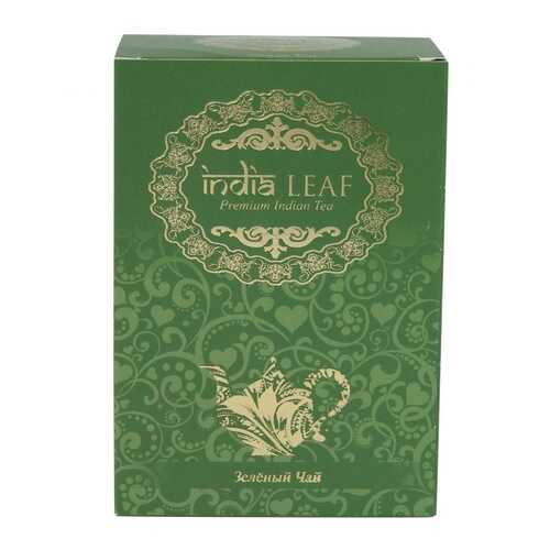 Чай India leaf Класический, зеленый крупнолистовой, 100 гр в Дикси
