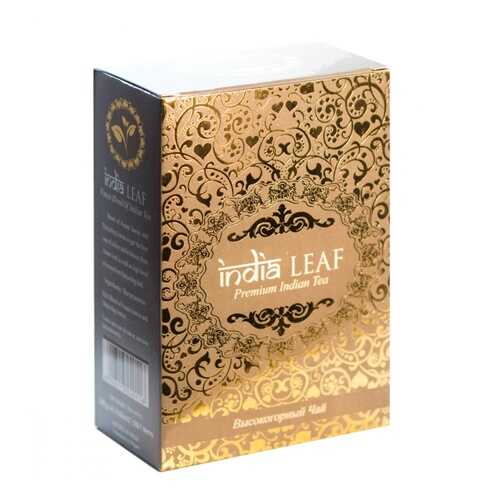 Чай India leaf Высокогорный микс, черный среднелистовой, 100 гр в Дикси