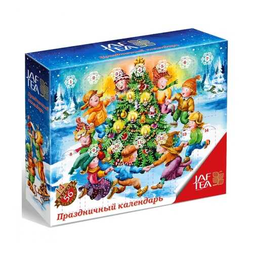 Чай Jaf Tea Celebration Calendar чай с добавками 14 вкусов по 4 пакетика в Дикси