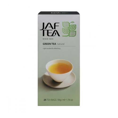 Чай Jaf Tea Green Natural зеленый 25 пакетиков в Дикси