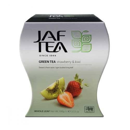 Чай Jaf Tea Strawberry Kiwi зеленый с клубникой и киви 100 г в Дикси