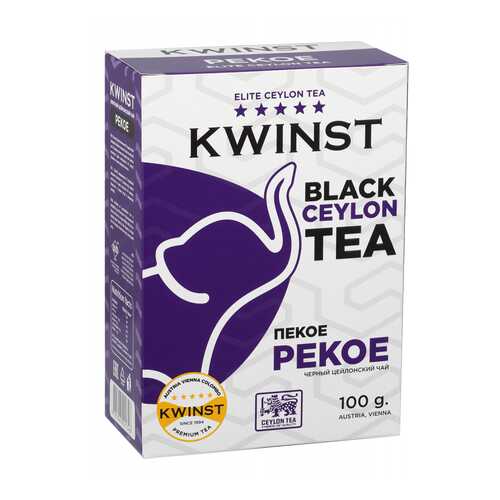 Чай Kwinst пекое черный 100 г в Дикси