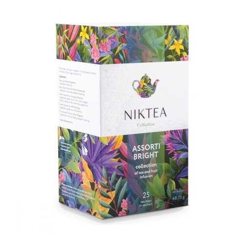 Чай Niktea Assorti Bright ассорти 25 пакетиков в Дикси