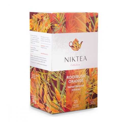 Чай Niktea Rooibush Orange травяной 25 пакетиков в Дикси