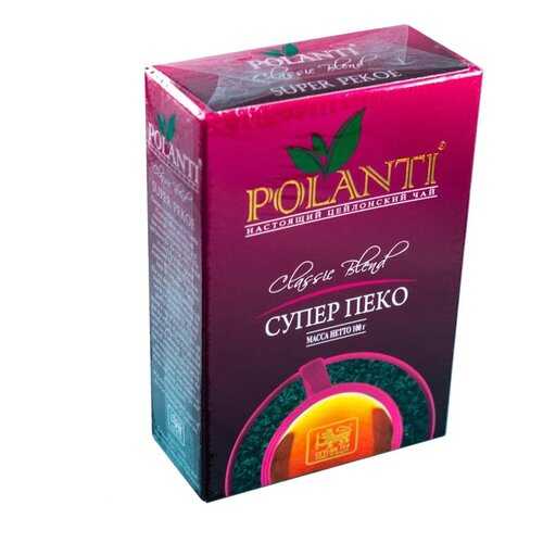 Чай Поланти Супер Пеко 100 грамм черный в Дикси