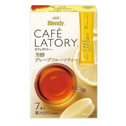 Чай растворимый AGF Cafe Latory Бленди лимонный в стиках 7*6.5 г в Дикси