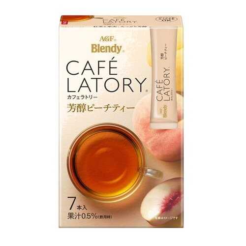 Чай растворимый AGF Cafe Latory Бленди персиковый в стиках 6*11 г в Дикси