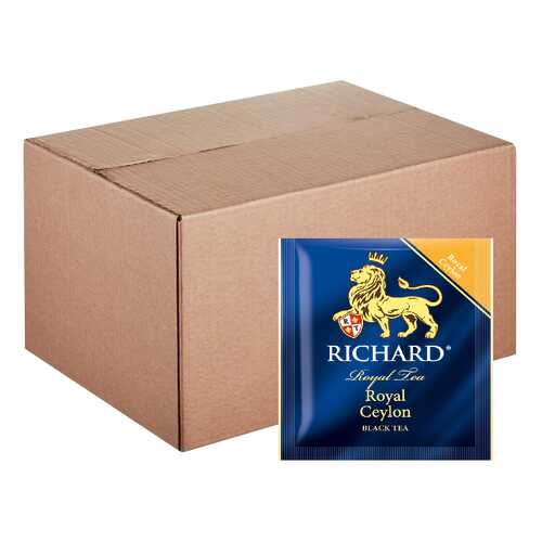 Чай Richard Royal Ceylon, черный листовой, 200 пакетиков по 2 гр в Дикси