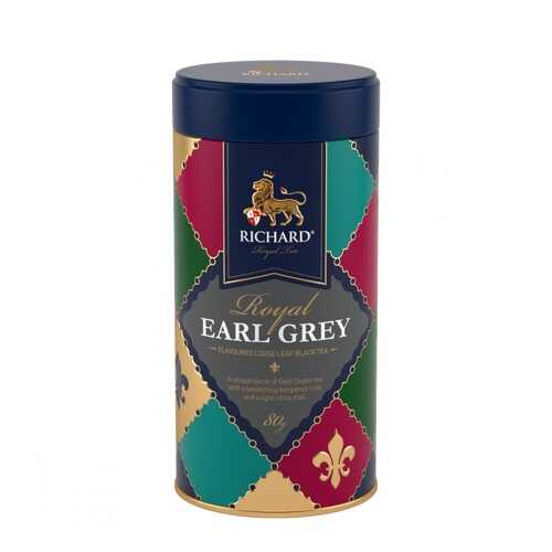 Чай Richard Royal Earl Grey черный листовой 80 г в Дикси