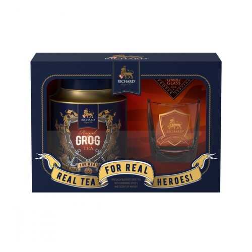 Чай Richard Royal Grog Tea Set листовой черный с добавками 120 г в Дикси