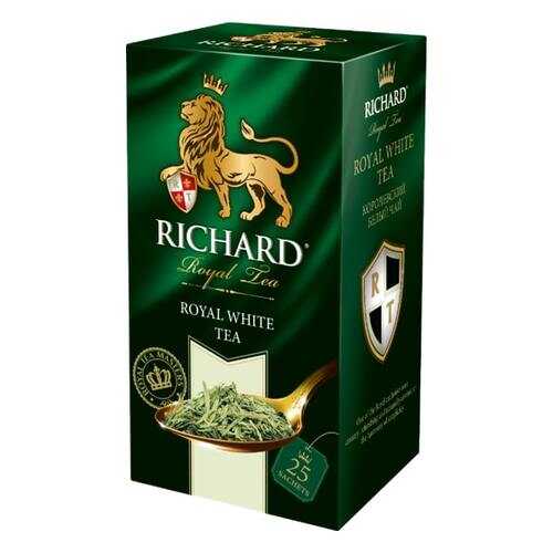 Чай Richard Royal White Tea белый 25 пакетиков в Дикси