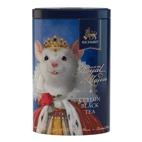 Чай Richard Year of the royal mouse черный листовой 80 г в Дикси