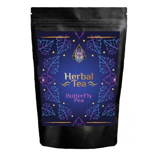 Чай синий Анчан Epic Thai Tea Butterfly Pea листовой тайский 50 г в Дикси