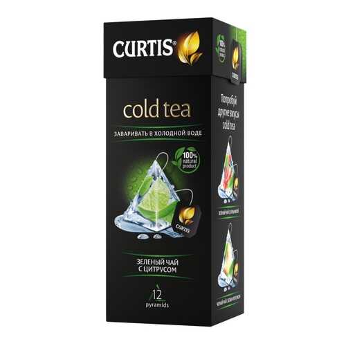 Чай Tea.ru Curtis Cold Tea. Зеленый чай с цитрусом, чёрный с добавками, 12 пирамидок в Дикси