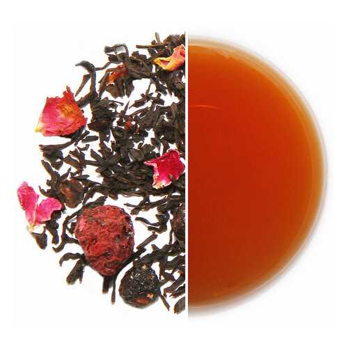 Чай Tea.ru Sweet Raspberries черный листовой c добавками 75 г в Дикси