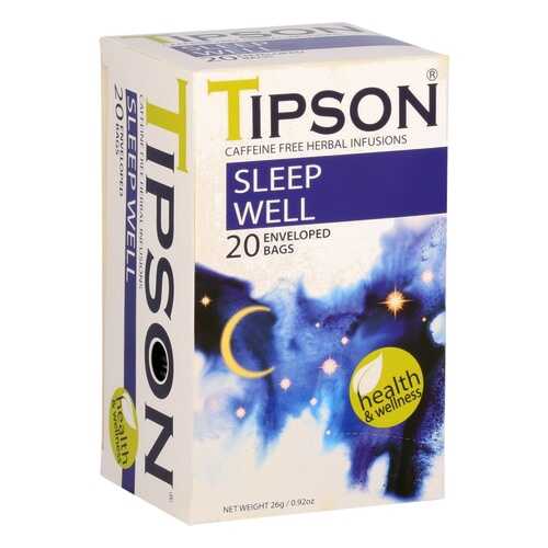 Чай Tipson Sleep well, травяной, 20 пакетиков в Дикси