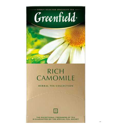 Чай травяной Greenfield Rich Camomile 25 пакетиков в Дикси