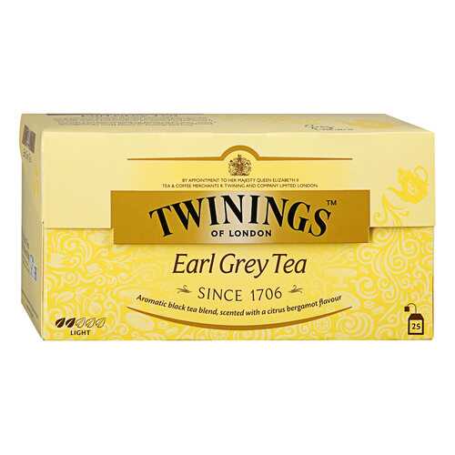 Чай Twinings черный бергамот 25*2 г в Дикси
