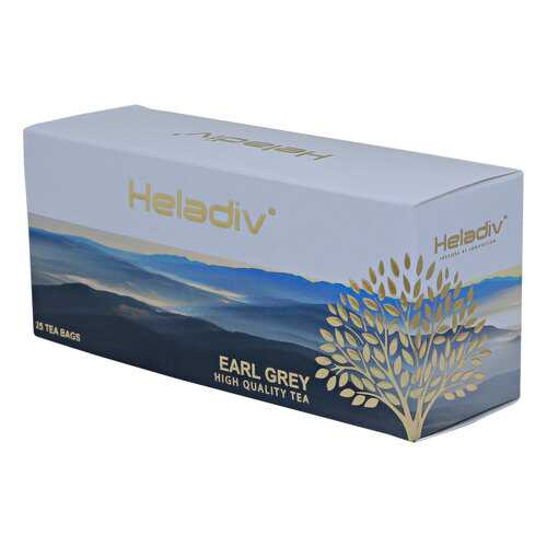 Чай в пакетиках Heladiv earl grey 25 пакетов в Дикси
