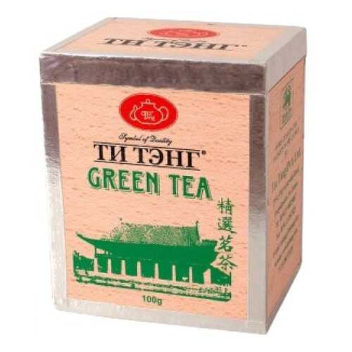 Чай весовой зеленый Ти Тэнг green tea в деревянном ящичке 100 г в Дикси