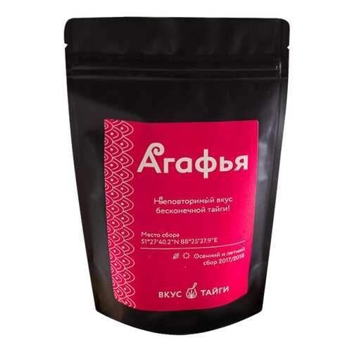 Чай Вкус тайги Агафья 50 г в Дикси